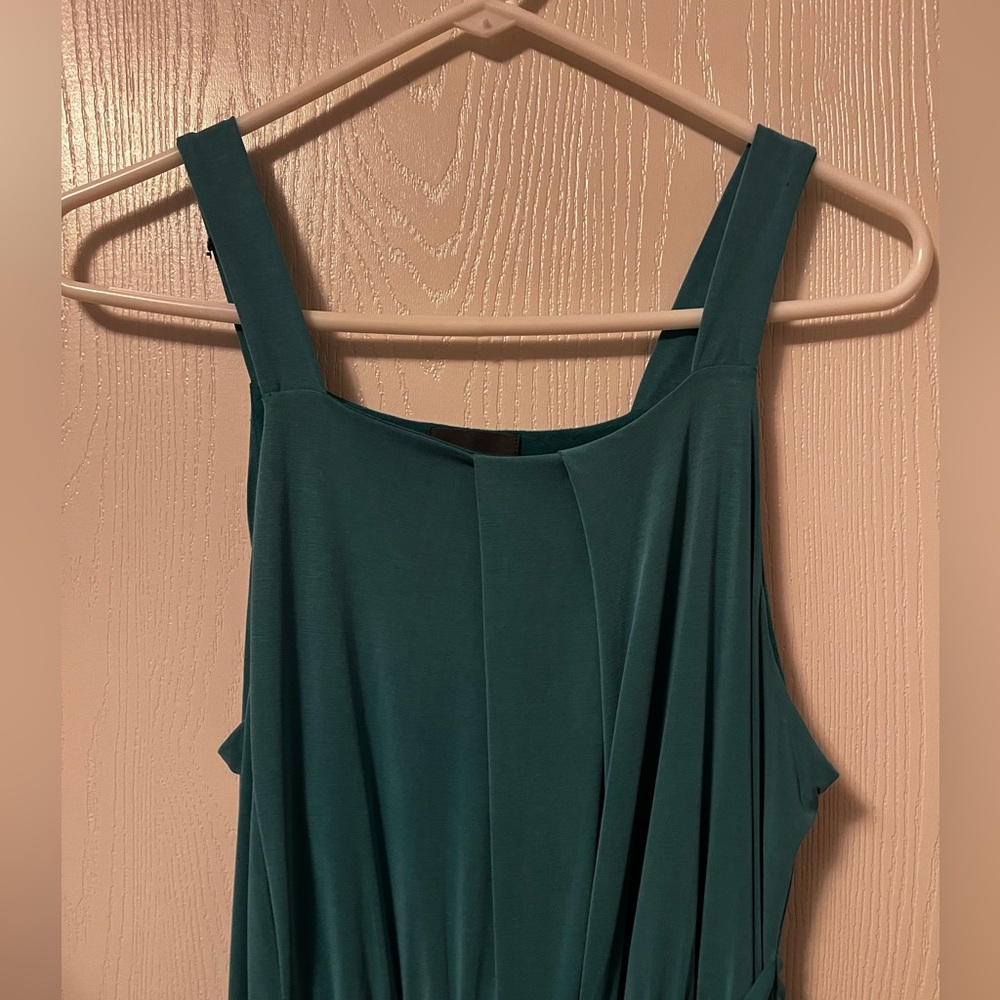 Anthropologie Maeve Teal Azores Halter Sleeveless Midi Dress Size Medium - Picture 5 of 10